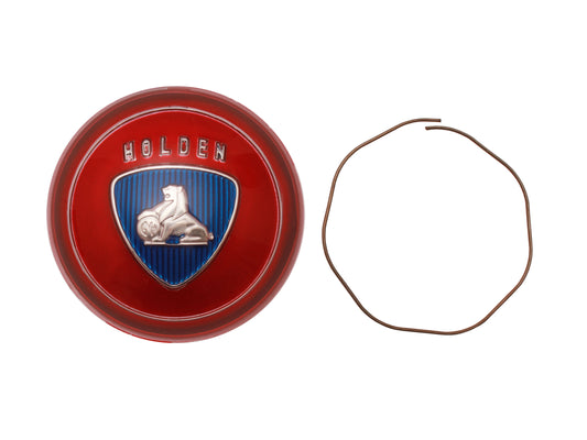 Holden Horn Cap Badge Insert + Spring FE FC. Steering wheel button centre - HC1001