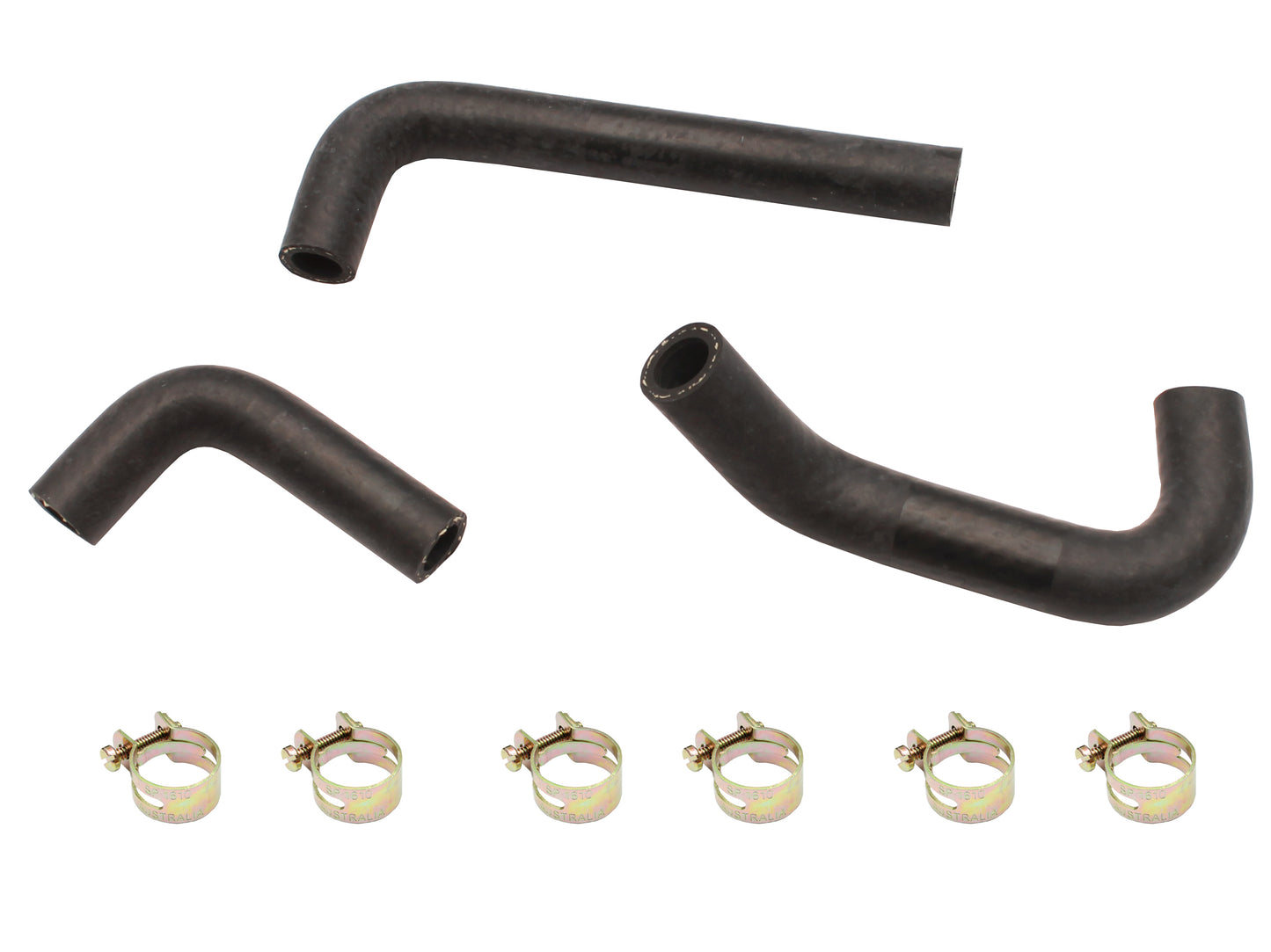 Holden 253 V8 Heater Hose + Original Type Clamps Kit HQ HJ HX HZ 4.2 - HH1005