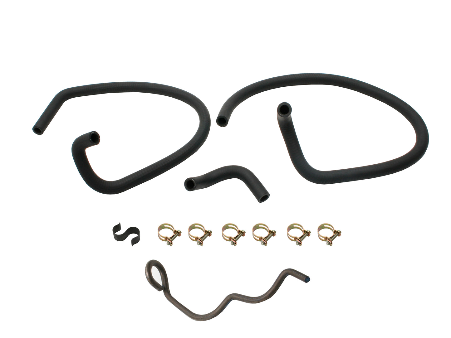 Holden V8 Heater Hose +Original Type Clamps Kit Torana LX ADR27A onwards - HH1013