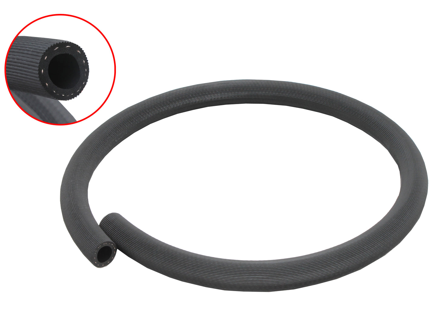 Ford Heater Hose 5/8" Ribbed XW XY GT Pattern  rubber  tube  pipe - HH2000