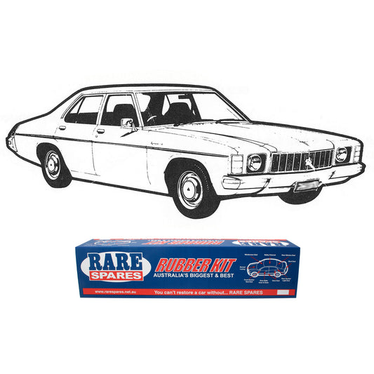 Body Rubber Kit Holden HJ HX HZ Sedan (Black) - HJ1P