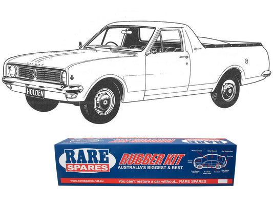 Body Rubber Kit Holden HK HT HG Belmont Ute (Grey) - HK2G