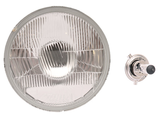 Headlight 7" Semi Sealed NO Parker Halogen H4 Conversion - HLA1008BB