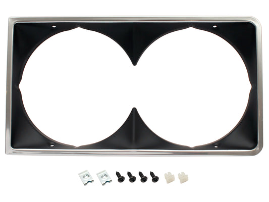 Holden HJ HX HZ Twin Headlight BLACK Surround Rim LE Monaro Premier Statesman x1 - HLR1000E