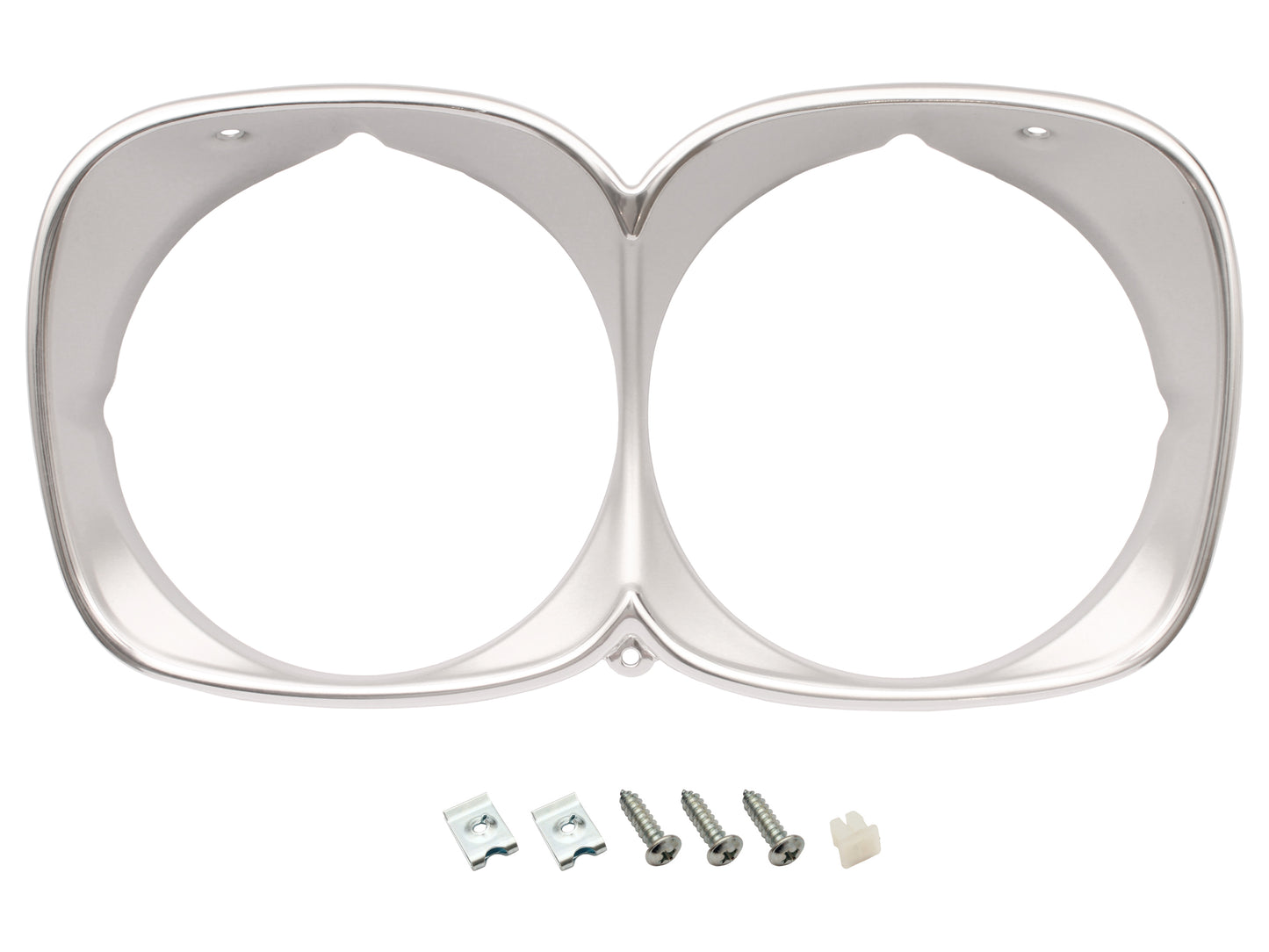 Holden HQ SILVER Twin Headlight Surround Rim Premier + LS Monaro x1 - HLR1008A