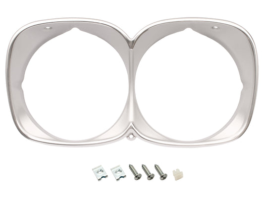 Holden HQ SILVER Twin Headlight Surround Rim Premier + LS Monaro x1 - HLR1008A