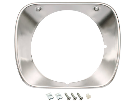Holden HQ Headlight Surround Rim x1 ANODISED . HQ all. HJ HX HZ 1 Ton light - HLR1008D