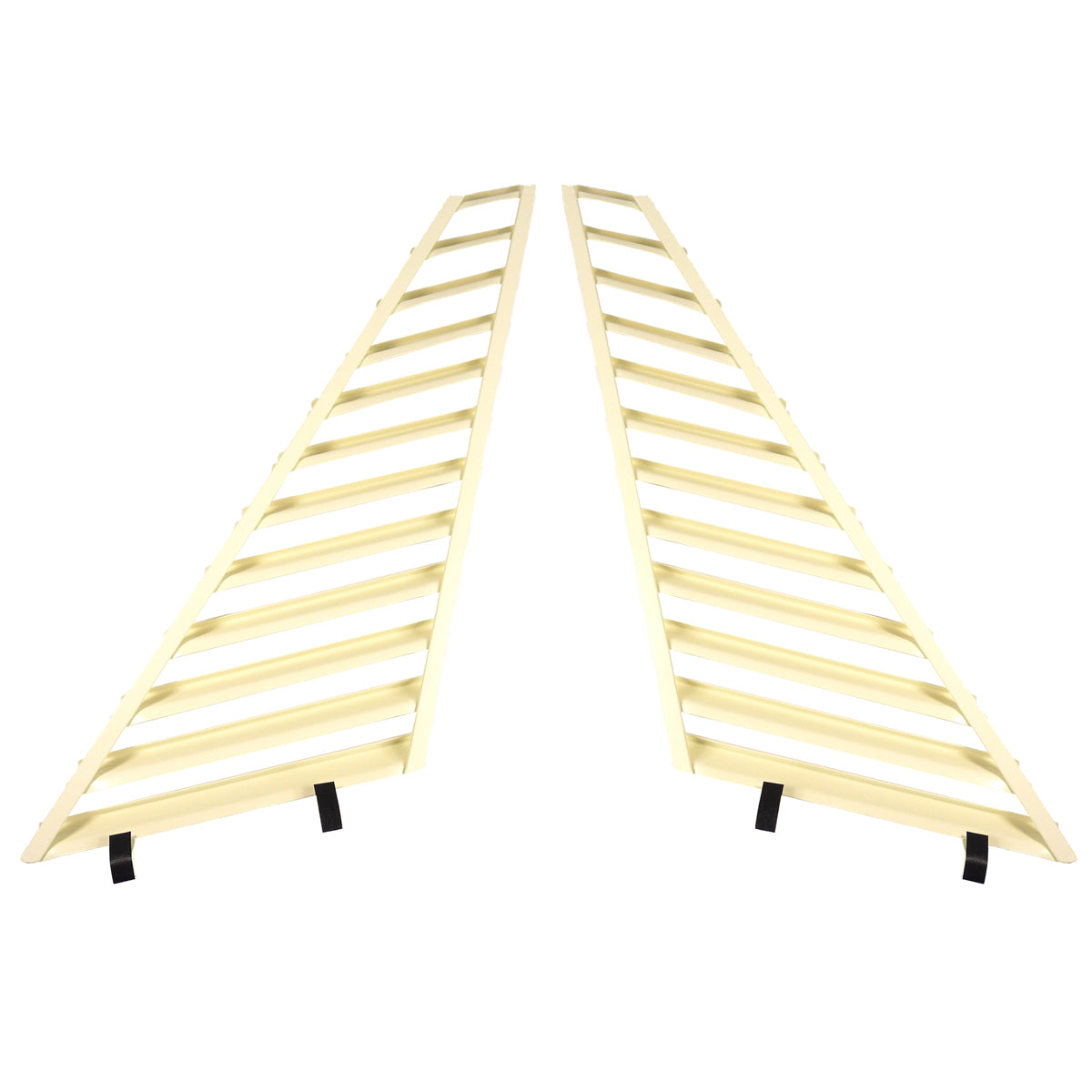 Rear Quarter Window Venetian Blind Pair (White – Horizontal) Holden VK VL Sedan – HM0231W