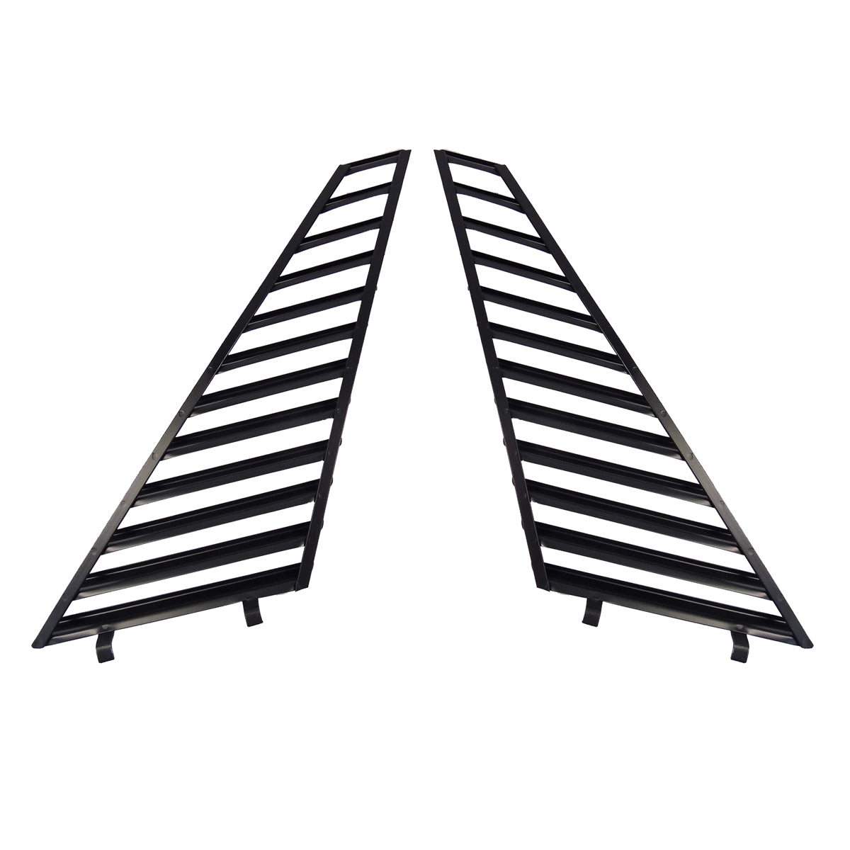 Rear Quarter Window Venetian Blind Pair (Black – Horizontal) Holden VN Sedan - HM0240B