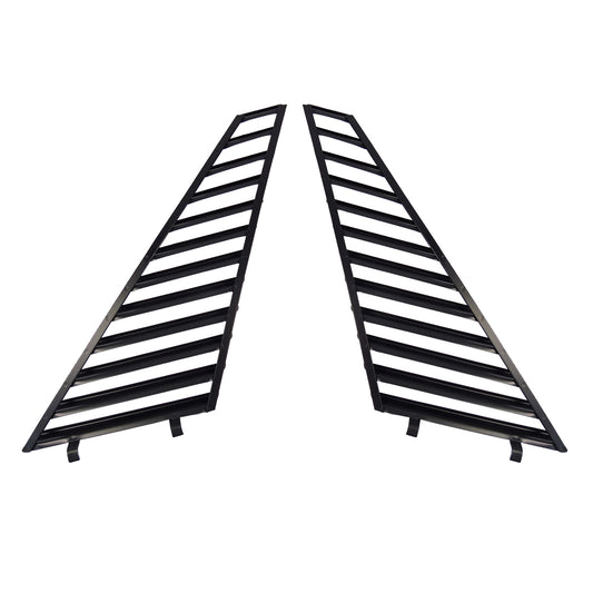 Rear Quarter Window Venetian Blind Pair (Black – Horizontal) Holden VN Sedan - HM0240B