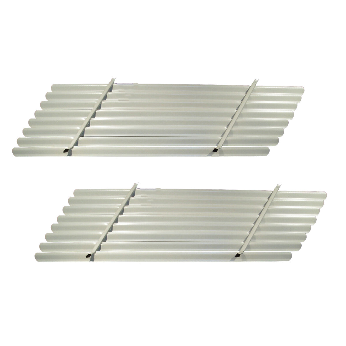 Side Window Venetian Blind Pair (White) Holden FE FC Wagon - HM0669W