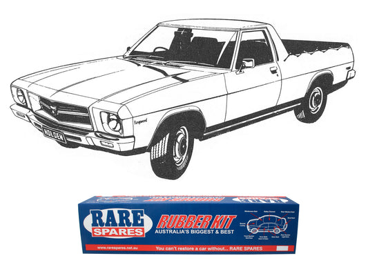 Body Rubber Kit Holden HQ Ute (Gazelle) - HQ2C