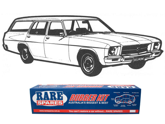Body Rubber Kit Holden HQ Wagon (Gazelle) - HQ3C