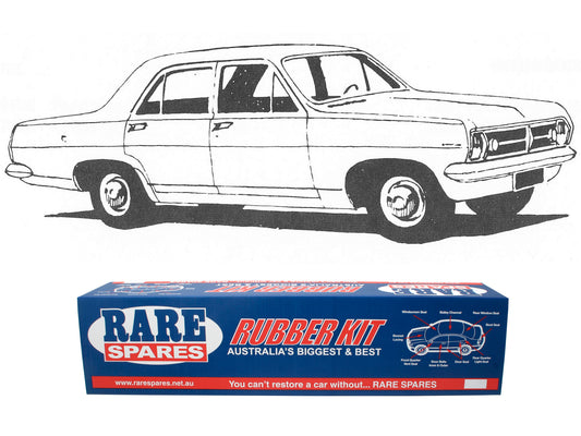 Body Rubber Kit Holden HR Premier / Special Sedan (Black) - HR1