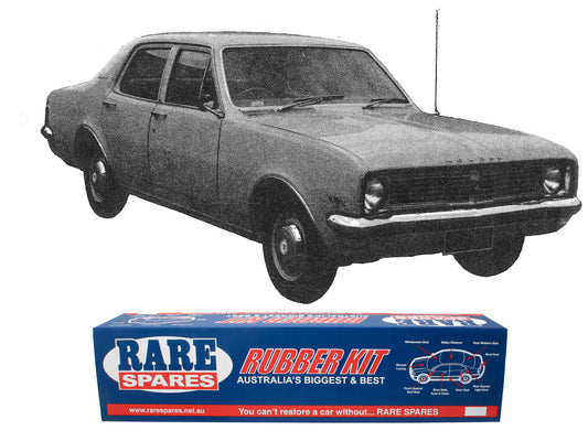 Body Rubber Kit Holden HT HG Kingswood Sedan (Black) - HT1