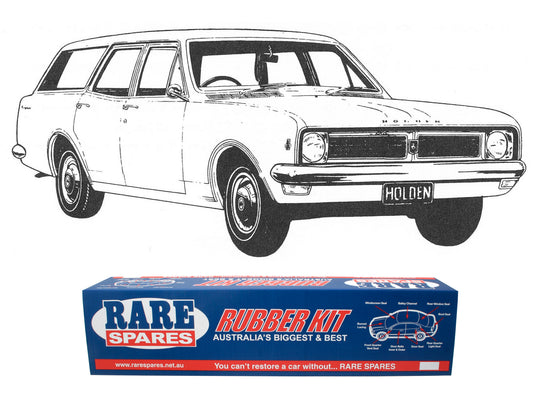 Body Rubber Kit Holden HK HT HG Belmont Wagon (Maroon) - HT3M