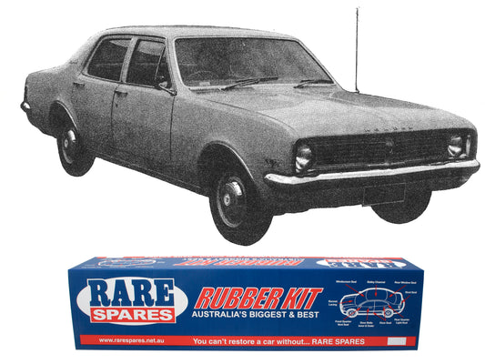 Body Rubber Kit Holden HT HG Belmont Sedan (Grey) - HT4G