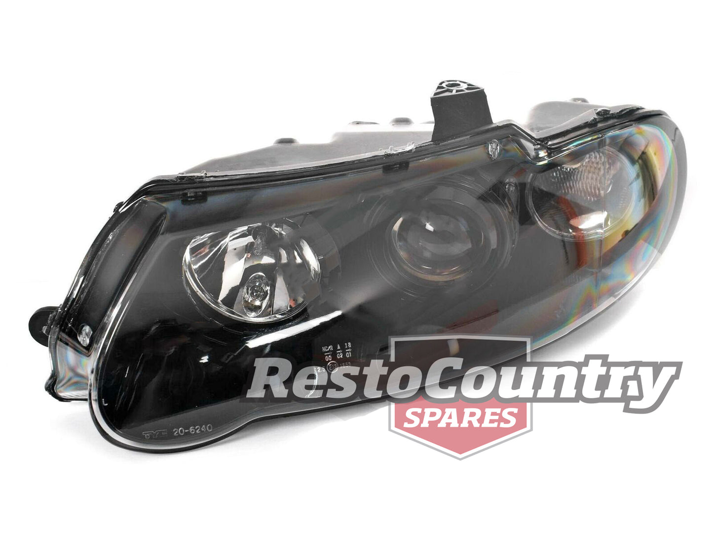 Holden Commodore Projector Headlight LEFT VX VU BLACK LH S SS 2000-02 head light - IVX4500NBL