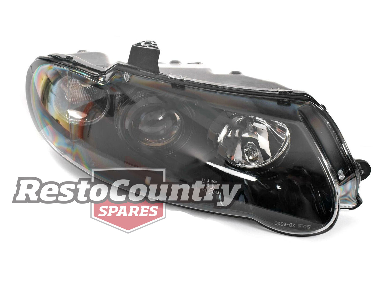 Holden Commodore Projector Headlight RIGHT VX VU BLACK LH S SS 2000-02 head light - IVX4500NBR