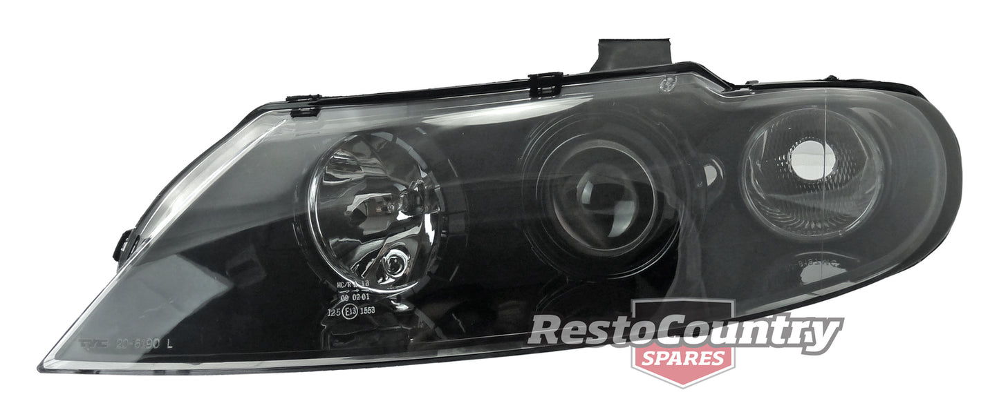 Holden Commodore Projector Headlight LEFT VX VU BLACK HSV Berlina Calais 00-02 - IVX4500NDL