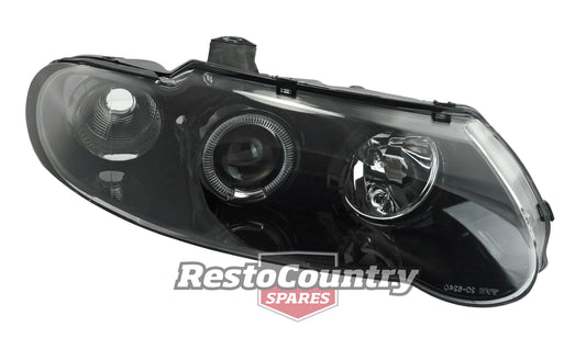 Holden Commodore ANGEL EYES Headlight x1 RIGHT VX VU BLACK Executive S SS 00-02 - IVX4500NKR