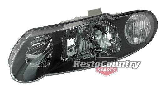 Holden Commodore Halogen Black Headlight x1 LEFT Teardrop VX VU SS 00-02 light - IVX4500NSL