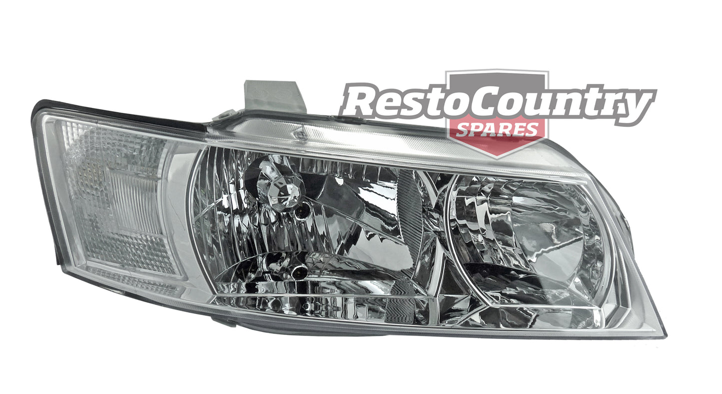 Holden Commodore Halogen Chrome Headlight x1 RIGHT VZ Executive 2004-07 light - IVZ4500NAR