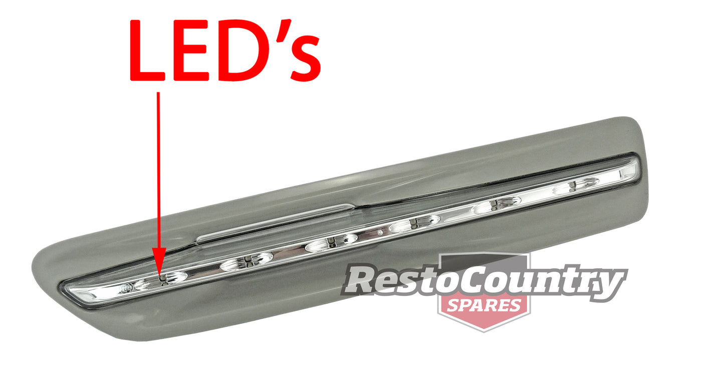 Holden Caprice Statesman LED Side Indicator LEFT Light GREY WM WN 06-17 unpainted - IWM4010NAL