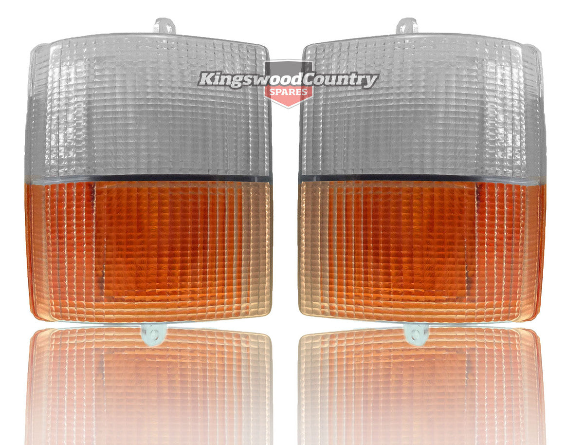 Holden WB Front Indicator Lens PAIR. Statesman Ute Panelvan Sedan. kingswood - K-IHJ2010NSL-R
