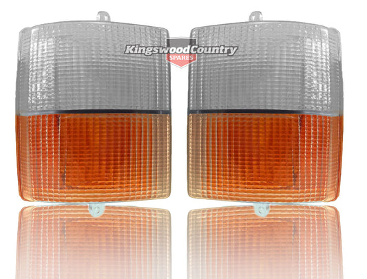 Holden WB Front Indicator Lens PAIR. Statesman Ute Panelvan Sedan. kingswood - K-IHJ2010NSL-R