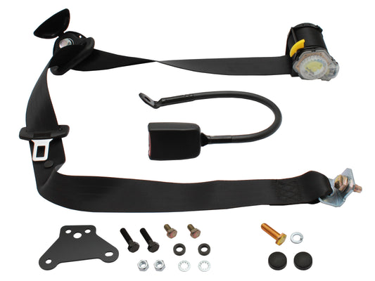 Inertia Seat Belt (Black - Front RH Bucket Seat) Ford XE XF ZK ZL - K3596
