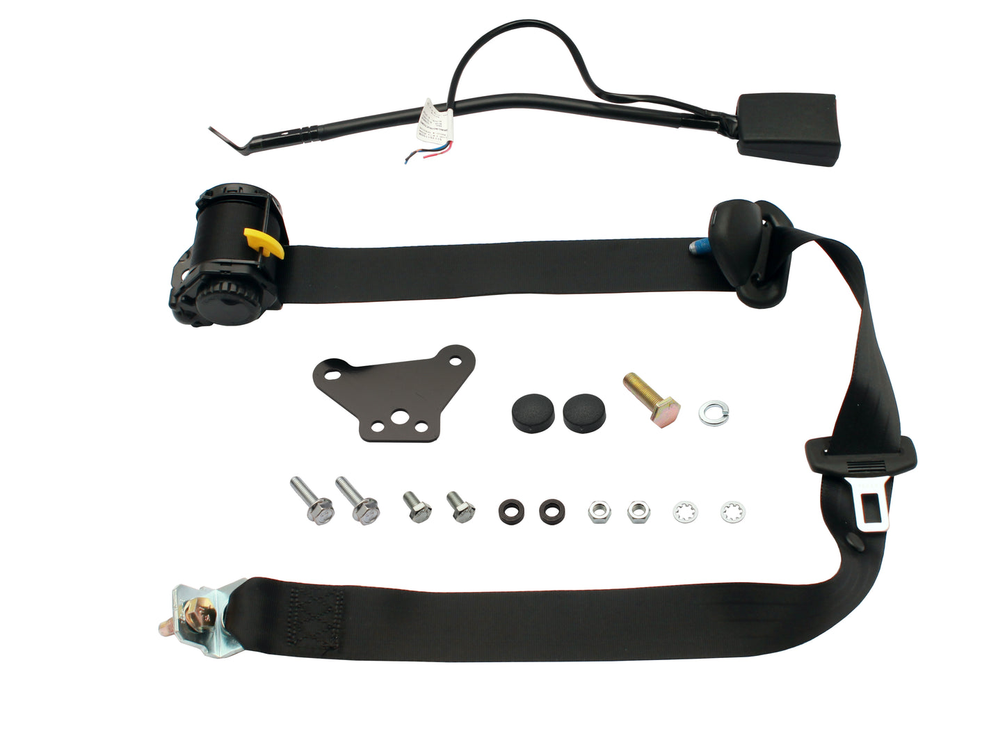 Inertia Seat Belt (Black - Front LH Bucket Seat) Ford XE XF ZK ZL - K3597