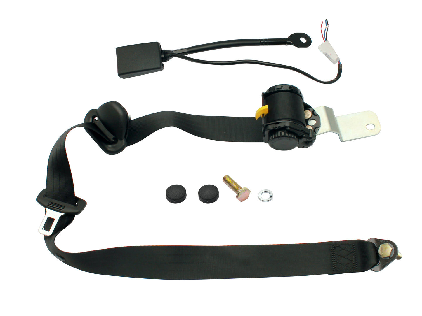Inertia Seat Belt (Black - Front LH Bucket Seat) Holden VB VC VH VK VL - K3643