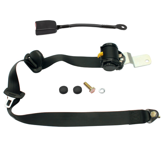 Inertia Seat Belt (Black - Front LH Bucket Seat) Holden VB VC VH VK VL - K3643