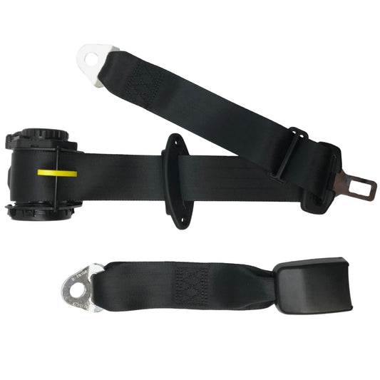 Under Parcel Shelf Mount Inertia Seat Belt (Black - 275mm Web Stalk) Holden - K5186