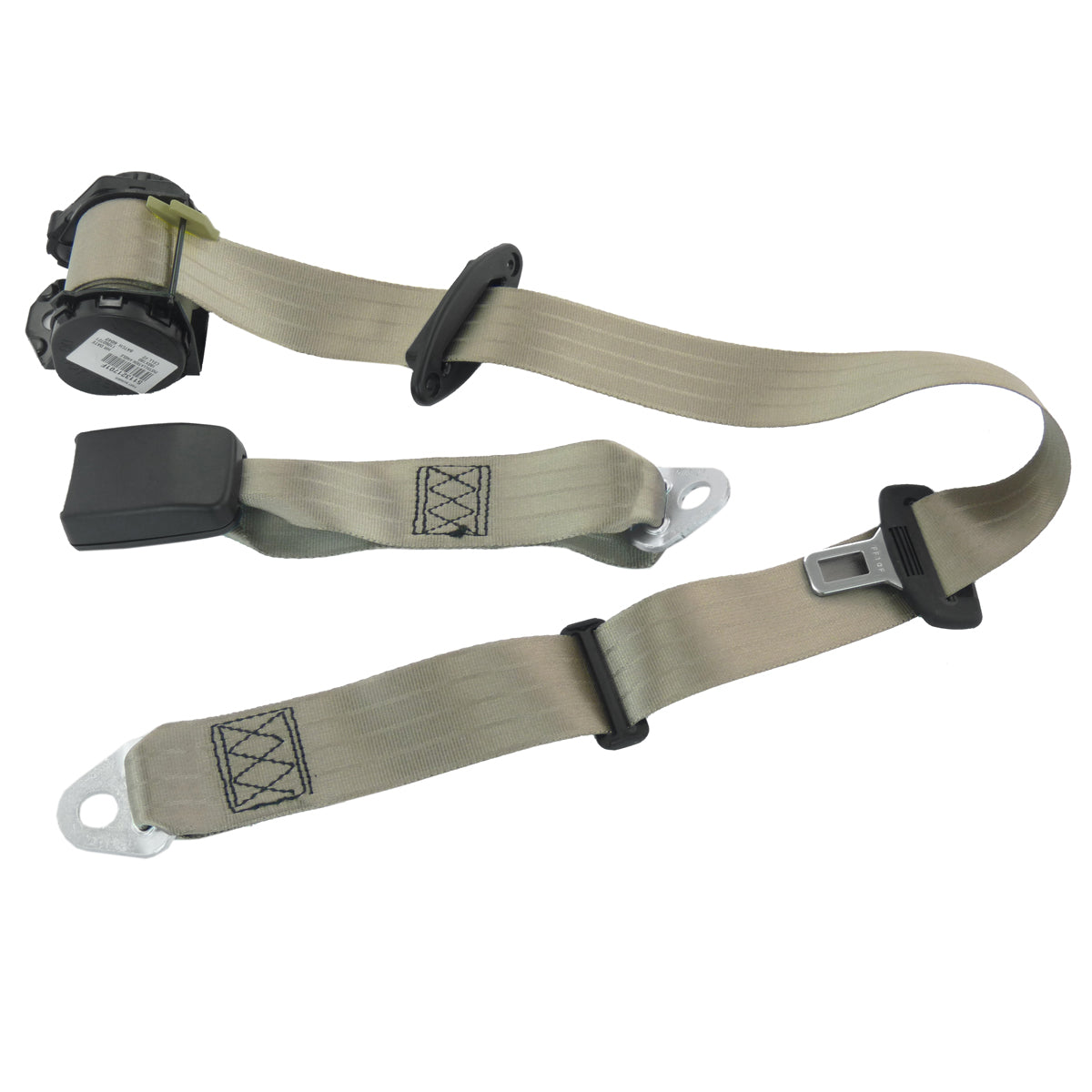 Under Parcel Shelf Mount Inertia Seat Belt (Cappuccino - 275mm Web Stalk) Holden - K5186C