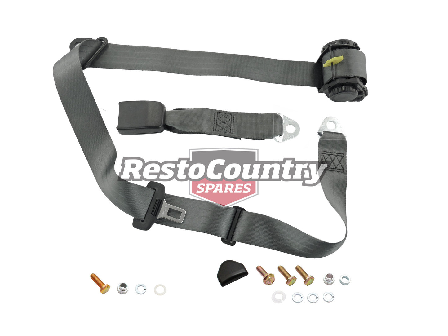 Inertia Seat Belt (Grey - Rear LH Bench Seat) Holden VK VL Commodore - K7149GY