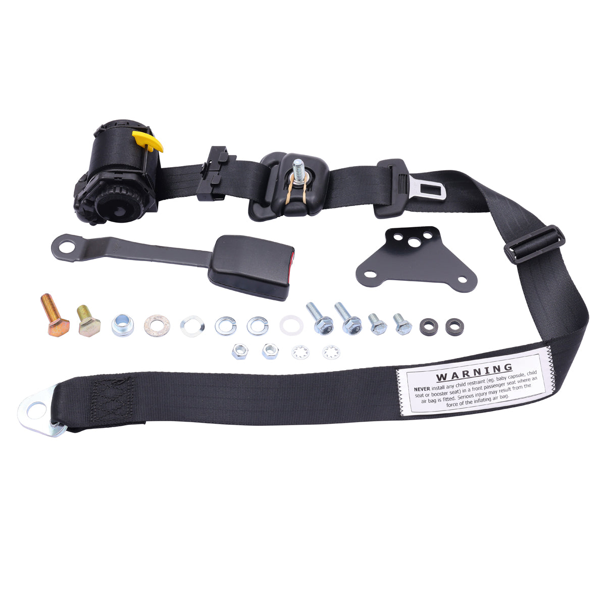 Inertia Seat Belt (Black - Front LH Bucket Seat) Ford ED EF EL ASA - K7505