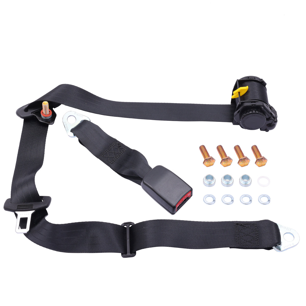 Inertia Seat Belt (Black - Rear LH Bench Seat) Ford EA EB ED EF EL AU - K7517