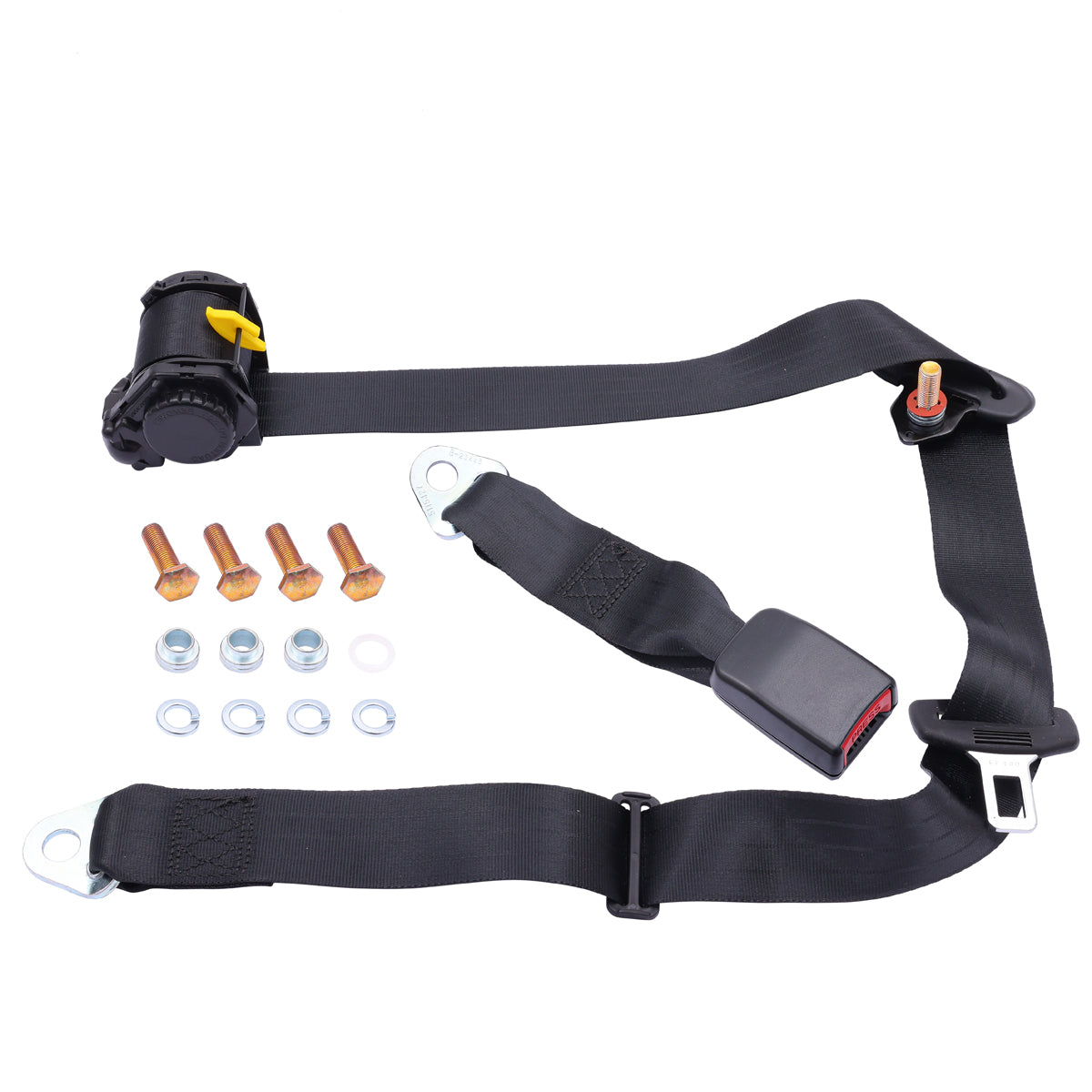 Inertia Seat Belt (Black - Rear LH Bench Seat) Ford EA EB ED EF EL AU - K7518