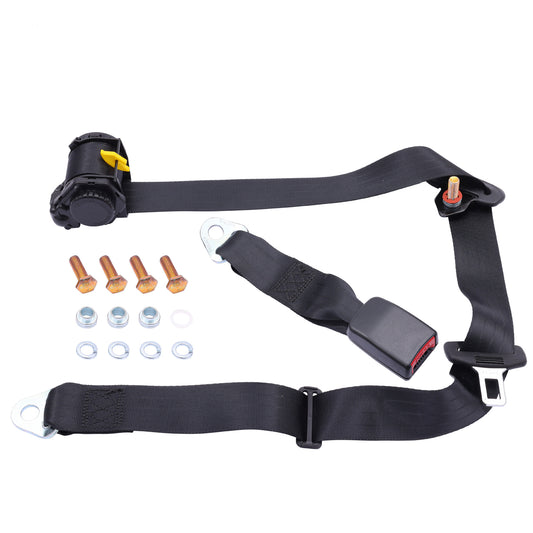 Inertia Seat Belt (Black - Rear LH Bench Seat) Ford EA EB ED EF EL AU - K7518