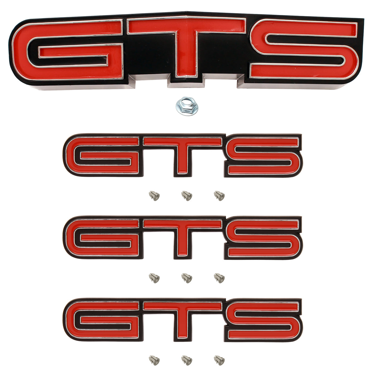 Holden HQ GTS Metal Badge SET Grille Guard Fender Boot - KB1010-13