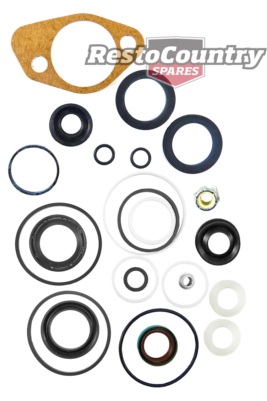 Ford Power Steering Box +Valve Rebuild Seal Kit 6Cyl /V8 XA XB XC XD XE ZF ZG ZH - KGSB-3020-b