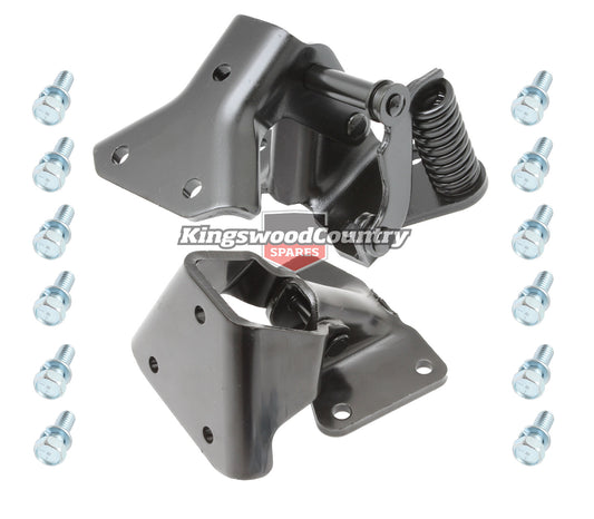 Holden Door Hinge + Bolts NEW Right Front Upper + Lower HQ HJ HX HZ WB - KH1200-1202
