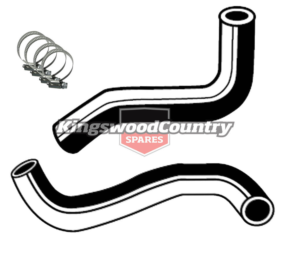 Holden Service Radiator Hose +Clamp Kit HZ 6cyl 173 202 With Air Con Power Steer - KH13