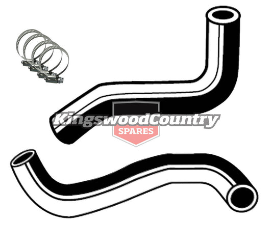 Holden Service Radiator Hose +Clamp Kit HZ 6cyl 173 202 With Air Con Power Steer - KH13