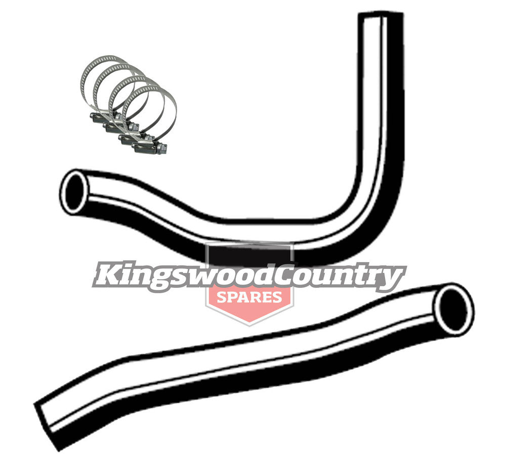 Holden Service Radiator Hose +Clamp Kit WB 6cyl 202 3.3 ltr With Air Con - KH15