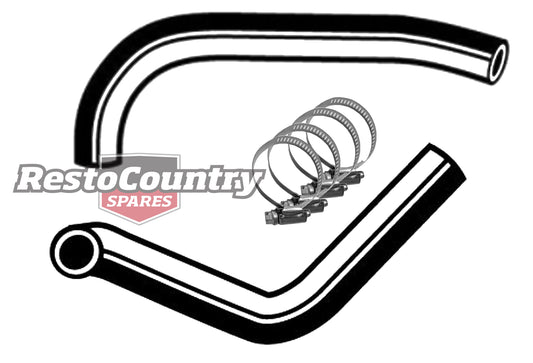 Holden Commodore Service Radiator Hose Upper + Lower + Clamps 6Cyl VH 3.3 202 - KH19
