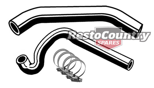 Holden Commodore Service Radiator Hose Upper + Lower + Clamps VL 6Cyl 2.0 3.0 RB - KH21