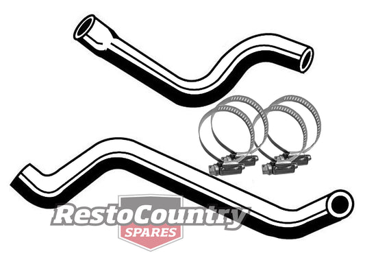 Holden Commodore Service UPPER + LOWER Radiator Hose + Clamp Kit VL V8 5.0 308 - KH24